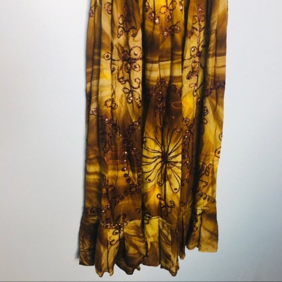 Vintage swim Cover Up sequined Halter top - Picture 4 of 10